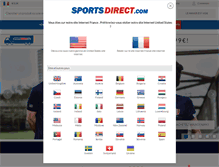Tablet Screenshot of fr.sportsdirect.com