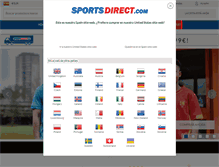Tablet Screenshot of es.sportsdirect.com